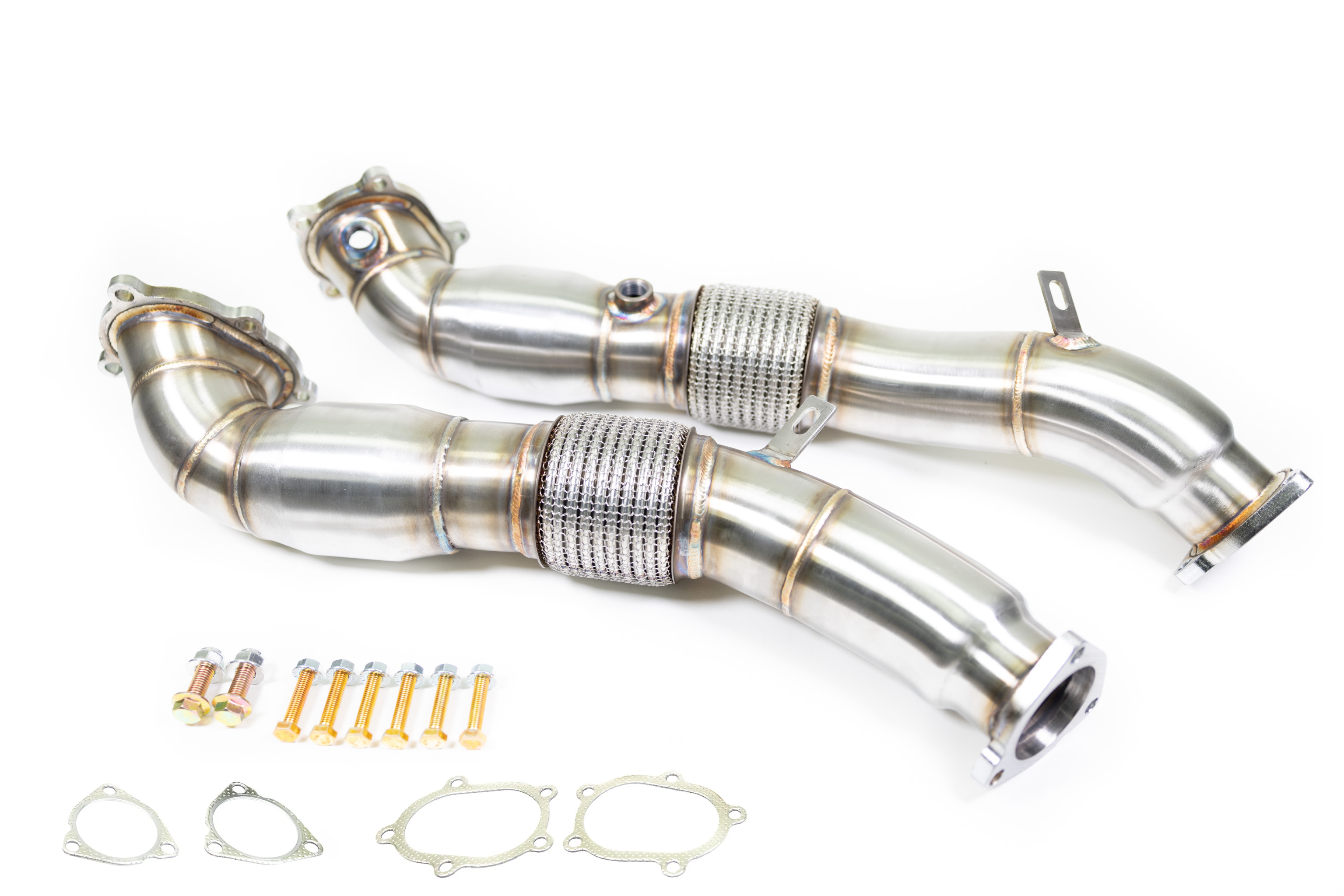 Audi 4.0T Catted Downpipes - S6 S7 RS7 A8 S8 - ARM Motorsports